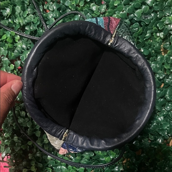 Colorful Patchwork Drawstring Bag - Picture 4 of 4